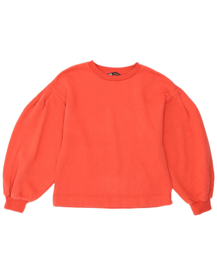 Damski sweter Zara o swobodnym kroju, UK 8, mały pomarańczowy