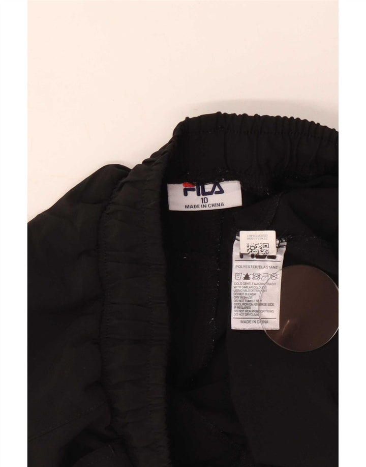Damskie spodenki sportowe Fila UK 10, małe, czarne, poliestrowe