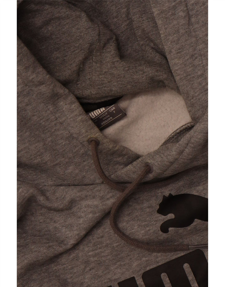 Męska bluza z kapturem Puma z grafiką, mała, szara