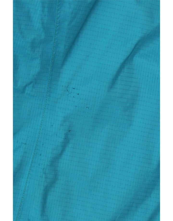 Damska kurtka przeciwdeszczowa z kapturem Marmot UK 16, duża niebieska nylonowa