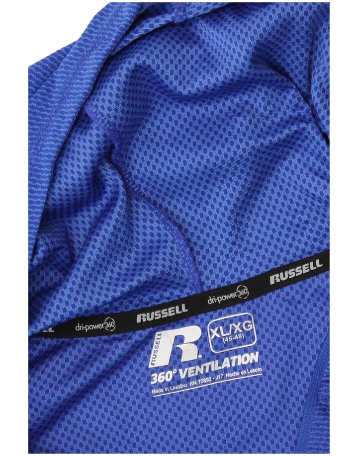 Męski dres z kapturem i kapturem Russell Athletic Dri-Power XL, granatowy