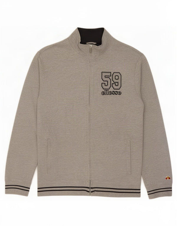 Męska kurtka dresowa Ellesse Graphic XL, szara, nakrapiana