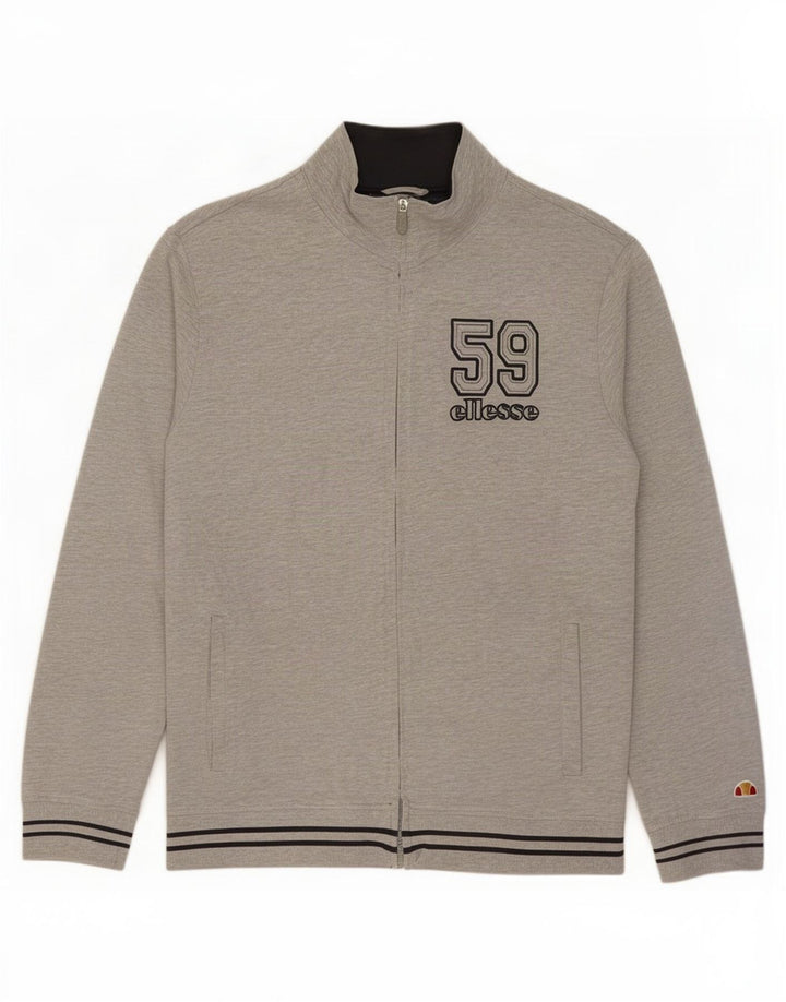Męska kurtka dresowa Ellesse Graphic XL, szara, nakrapiana