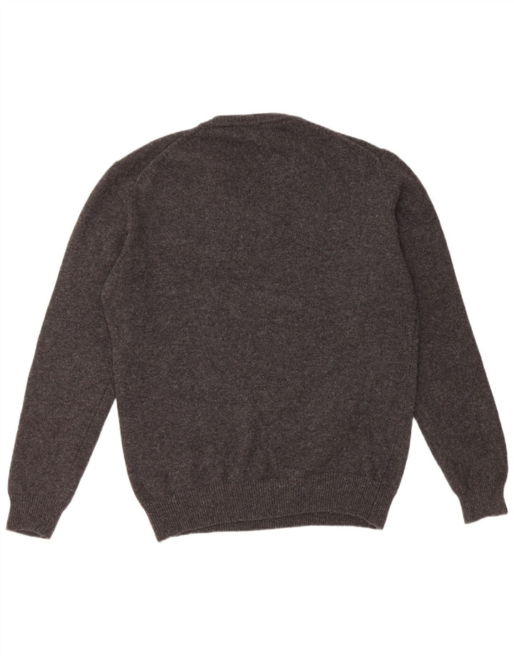 Męski sweter Fila z dekoltem w kształcie litery V, XL, czarna wełna