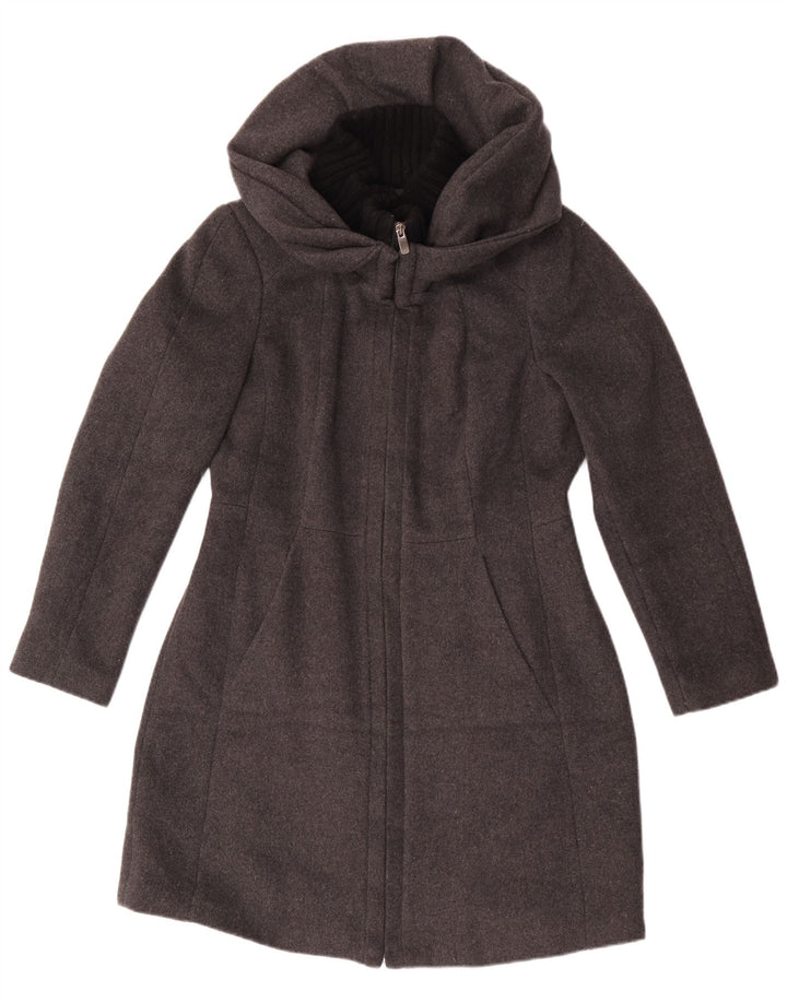 Damski płaszcz z kapturem Zara UK 18 XL, szary