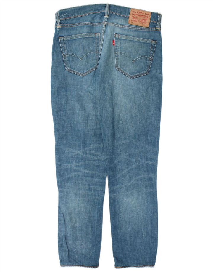 Męskie jeansy Levi's 511 Slim W33 L29 Niebieska bawełna
