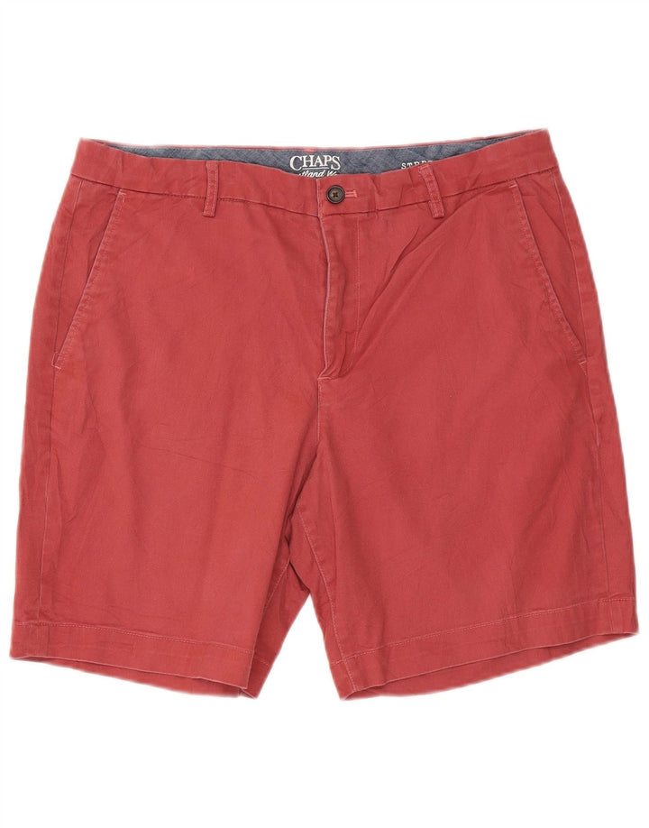 Męskie spodenki Chino Chaps W36, duże, czerwone, bawełniane