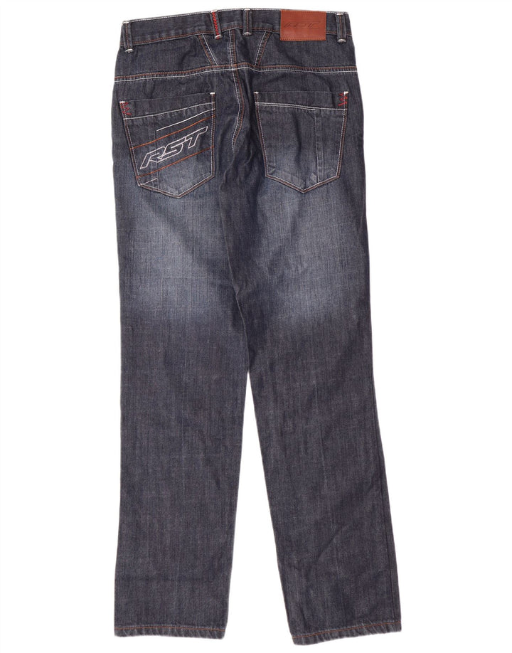 Damskie jeansy RST Regular Straight W32 L31 Granatowa bawełna