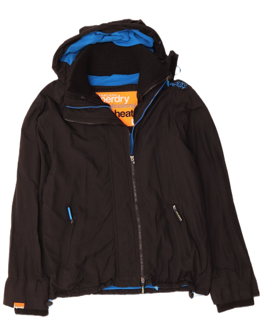 Męska wiatrówka Superdry Graphic UK 44 2XL Czarny poliester