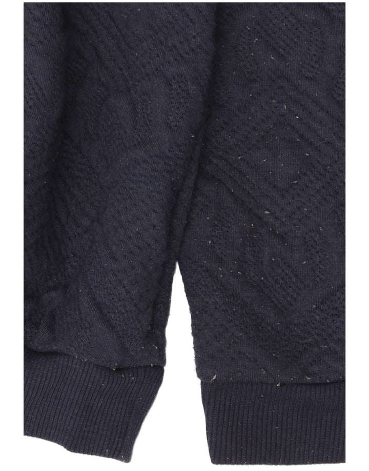 Męski sweter Zara, mały, granatowy Argyle/Diament