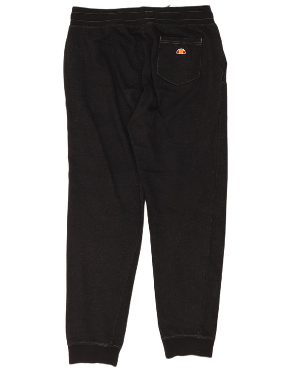 Damskie spodnie dresowe Ellesse Graphic Joggers UK 20 2XL Czarna bawełna