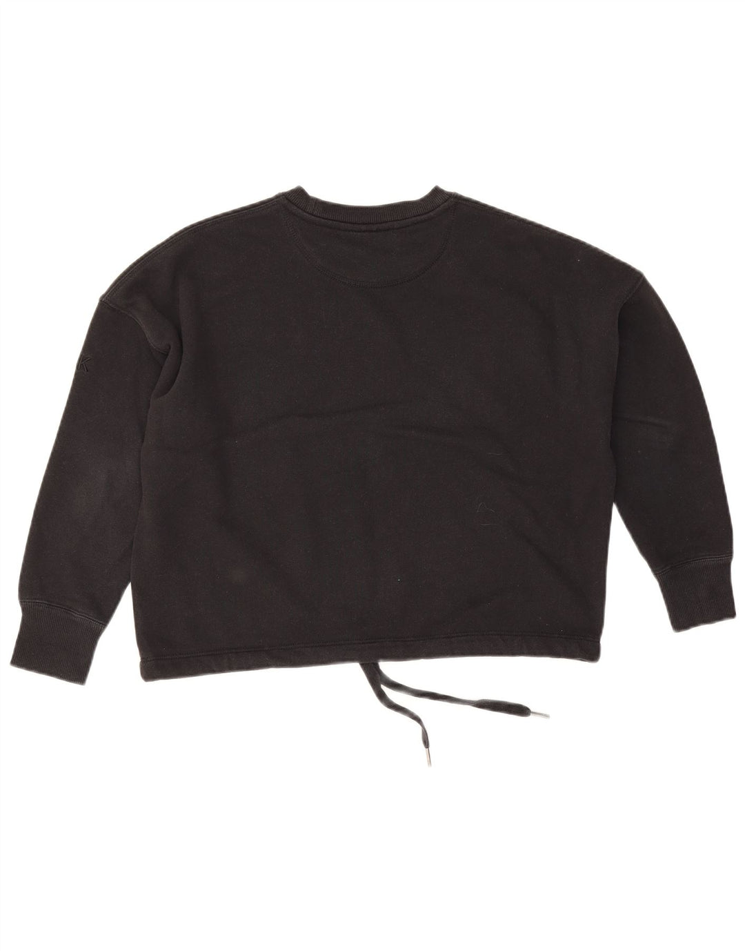 Damski top golfowy Calvin Klein, oversize, rękaw 3/4, UK 10, mały, czarny