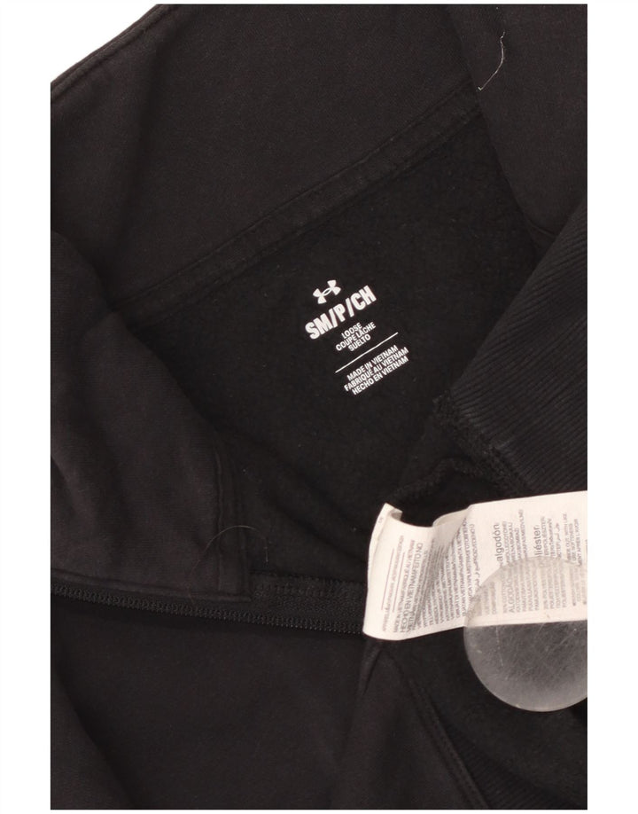 Damska bluza oversize z zamkiem błyskawicznym Under Armour UK 10, mała czarna