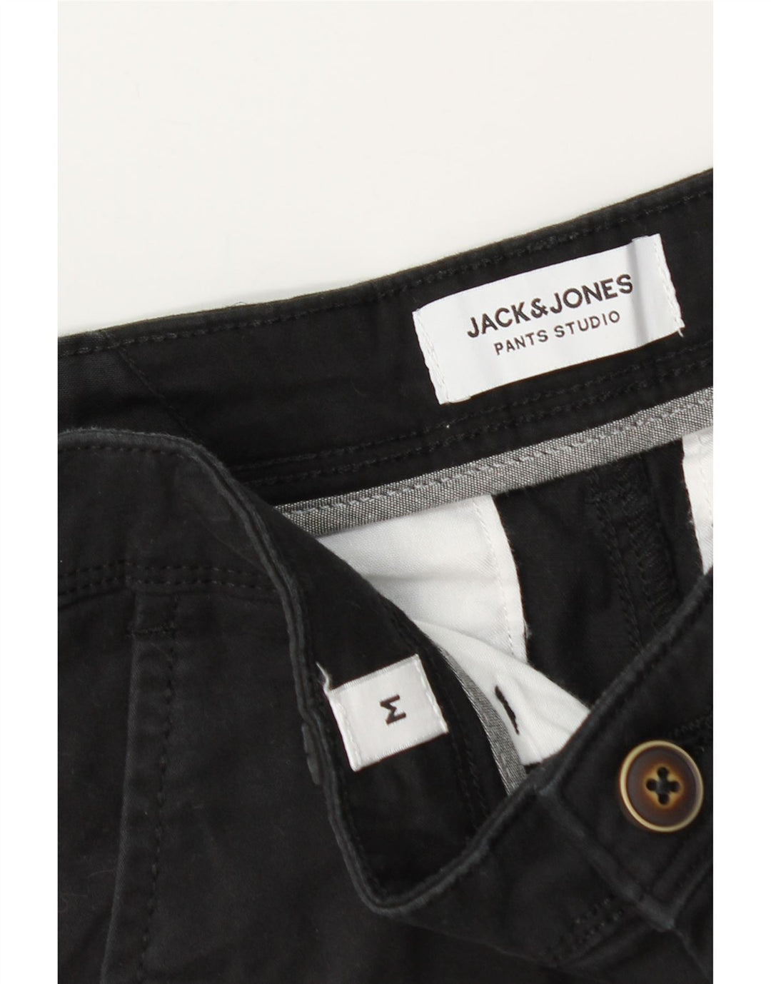 Męskie spodenki chino Jack & Jones, średnie W32, czarne