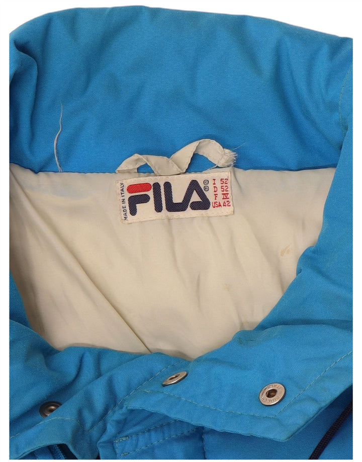 Płaszcz męski Fila IT 52, duży, niebieski