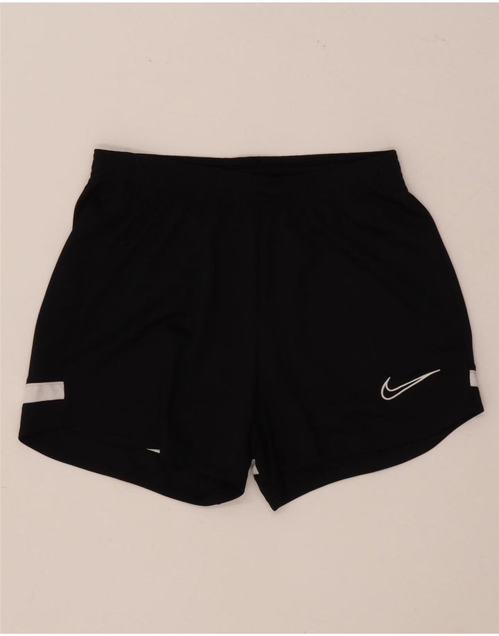 Męskie spodenki sportowe NIKE Dri Fit XS, czarny poliester z blokami kolorów