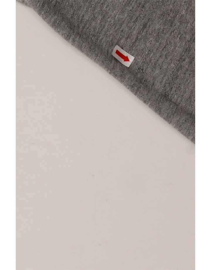 Męska bluza JACK WILLS XL, szara, bawełniana w prążki