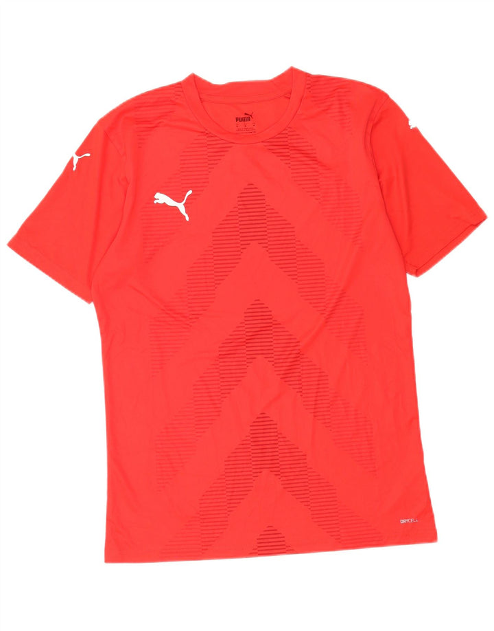 Męska koszulka Puma Top, średni czerwony Chevron, poliester