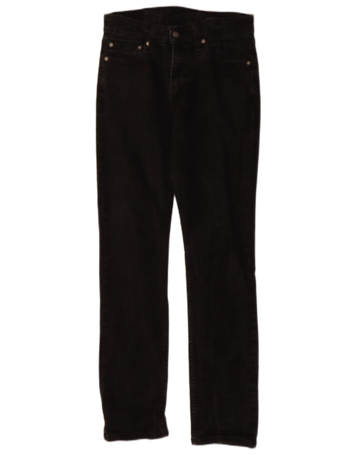 LEVI'S Mens Slim Jeans W31 L31 Black Cotton