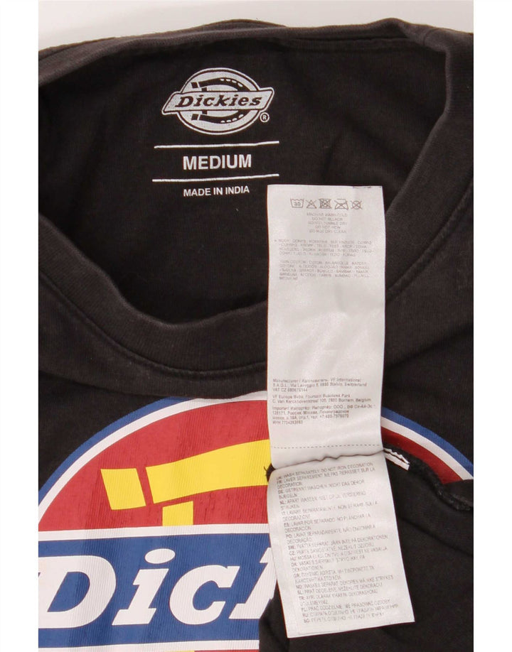 Męska koszulka z grafiką Dickies, średnia, czarna bawełna