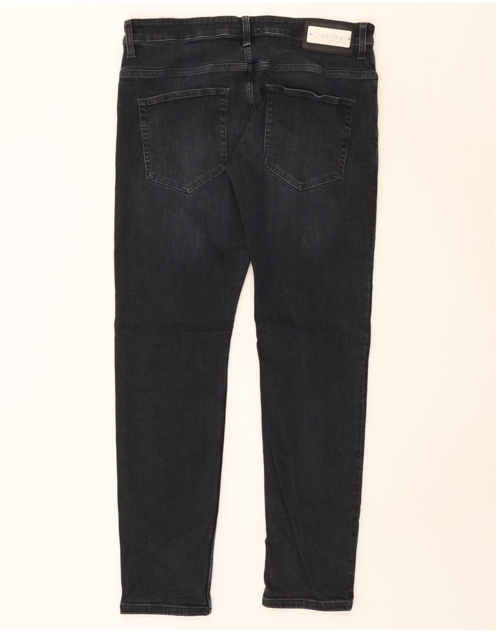 Męskie jeansy Calvin Klein W33 L32 Czarne bawełniane