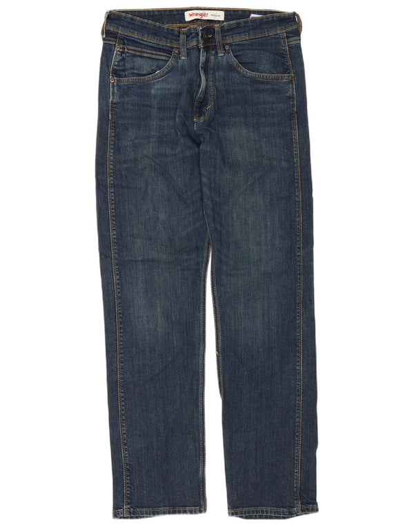 Męskie jeansy Wrangler o prostym kroju W30 L30, niebieskie, bawełniane