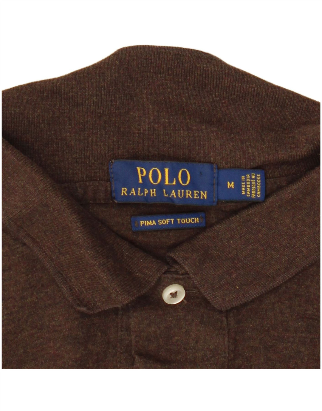 Męska koszulka polo Polo Ralph Lauren, średni brąz