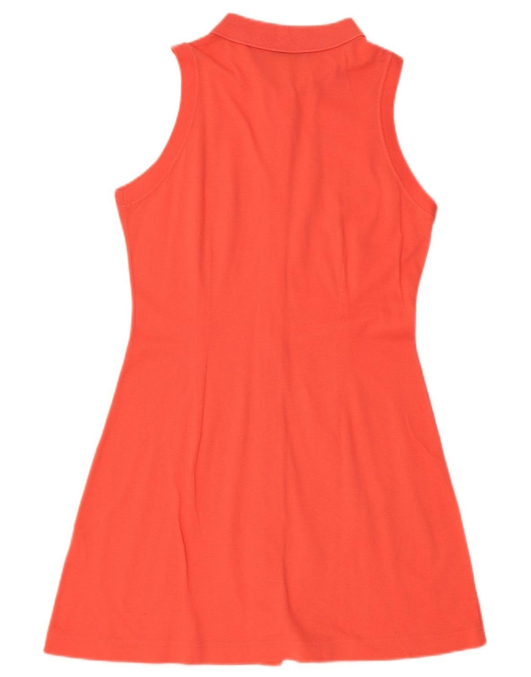 SERGIO TACCHINI Womens Sleeveless A-Line Dress IT 44 Medium Orange Cotton