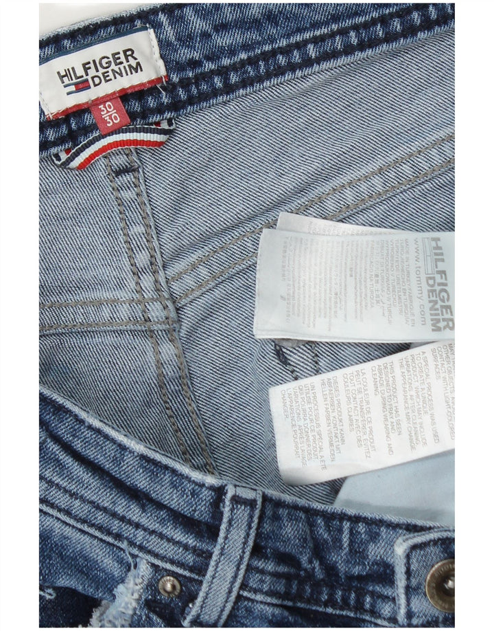 Damskie jeansy Slim Tommy Hilfiger W30 L25 Niebieskie bawełniane