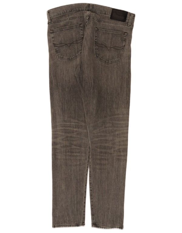 Polo Ralph Lauren Męskie jeansy slim W34 L32 Szara bawełna