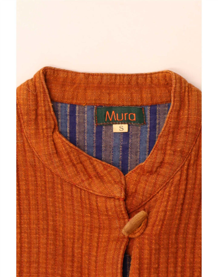 Damska kurtka bomberka Vintage UK 10, mała pomarańczowa