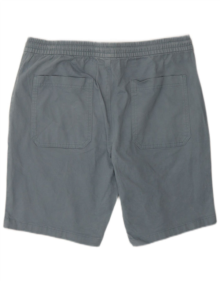 Męskie spodenki Chino Marks & Spencer W34, duże, niebieskie, bawełniane