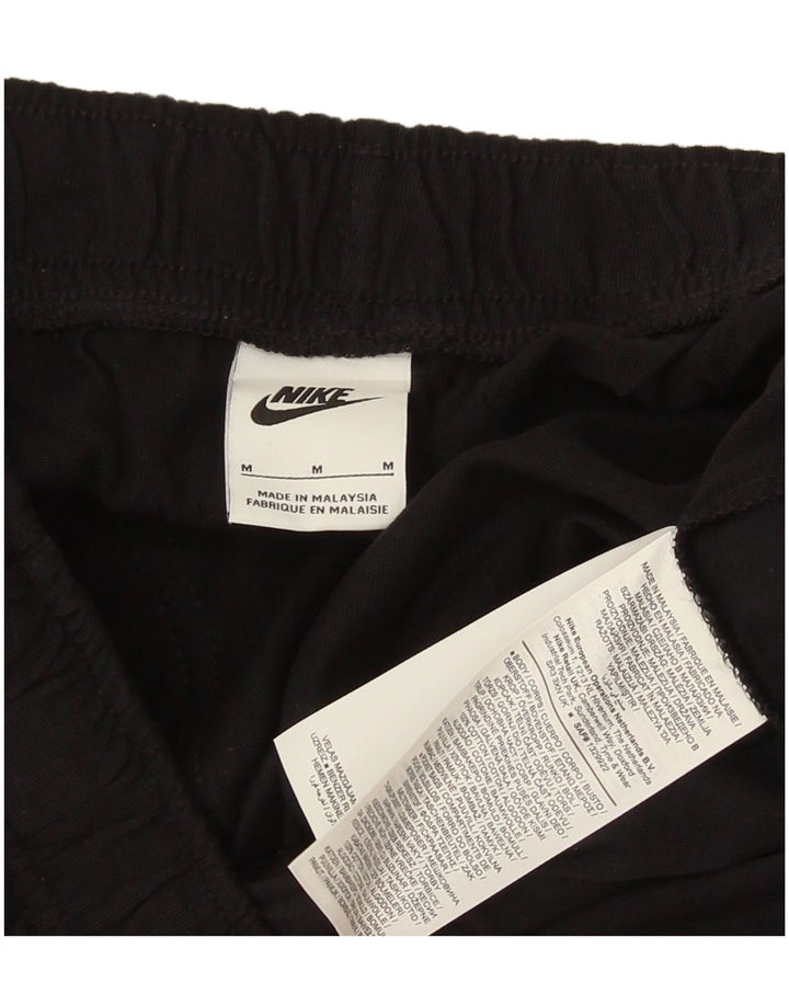 Męskie spodenki sportowe Nike, średniej wielkości, czarne, bawełniane