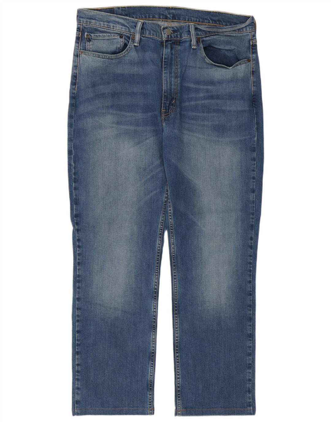 Męskie jeansy Levi's 514 Straight W38 L32 Niebieskie bawełniane