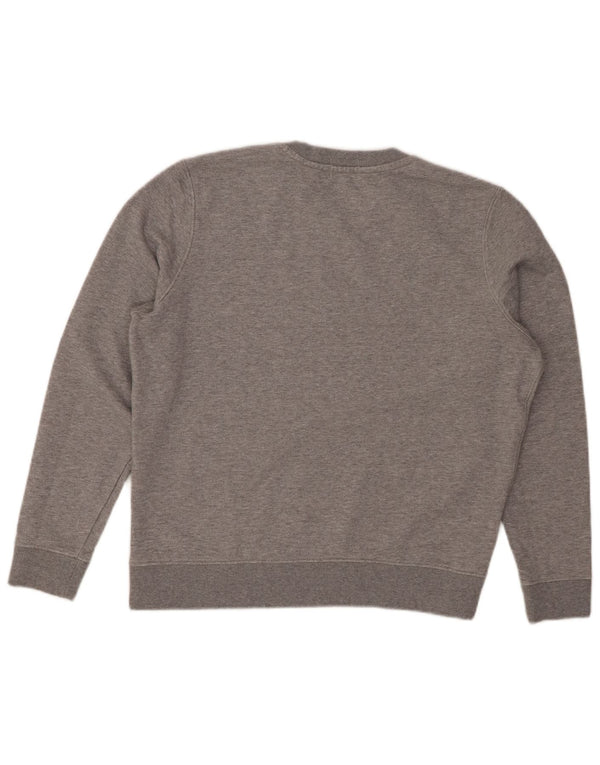 SUPERDRY Damski sweter oversize UK 12, średnioszary, bawełniany