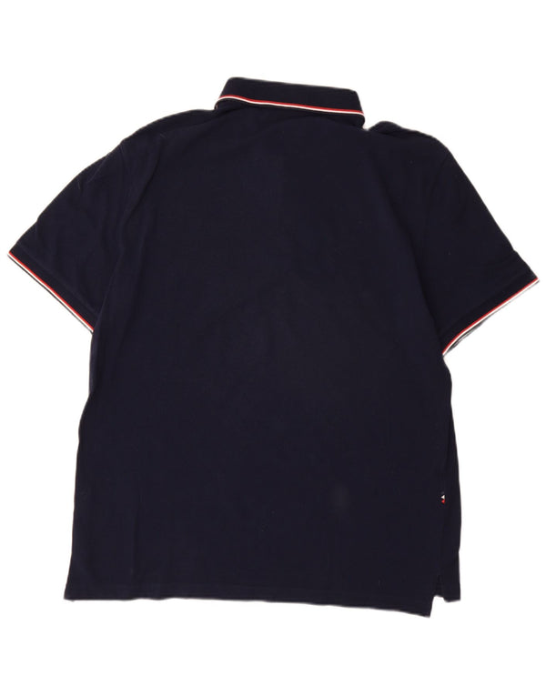Męska koszulka polo Lacoste, rozmiar 7, 2XL, granatowa, bawełniana
