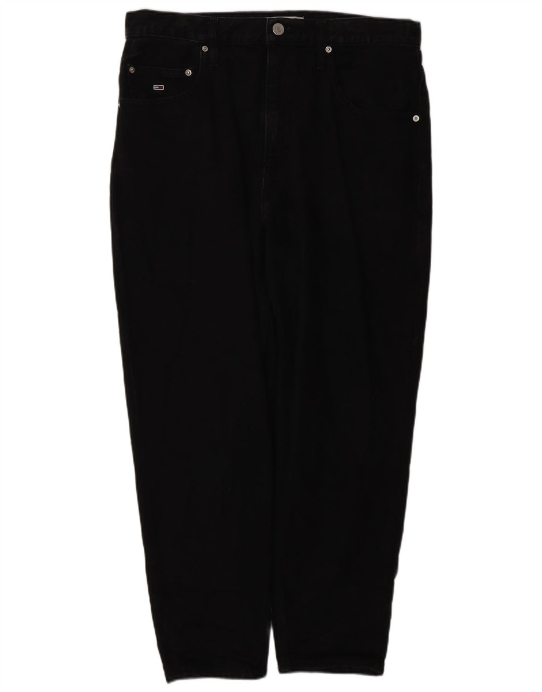 Męskie zwężane dżinsy TOMMY HILFIGER W34 L26, czarna bawełna