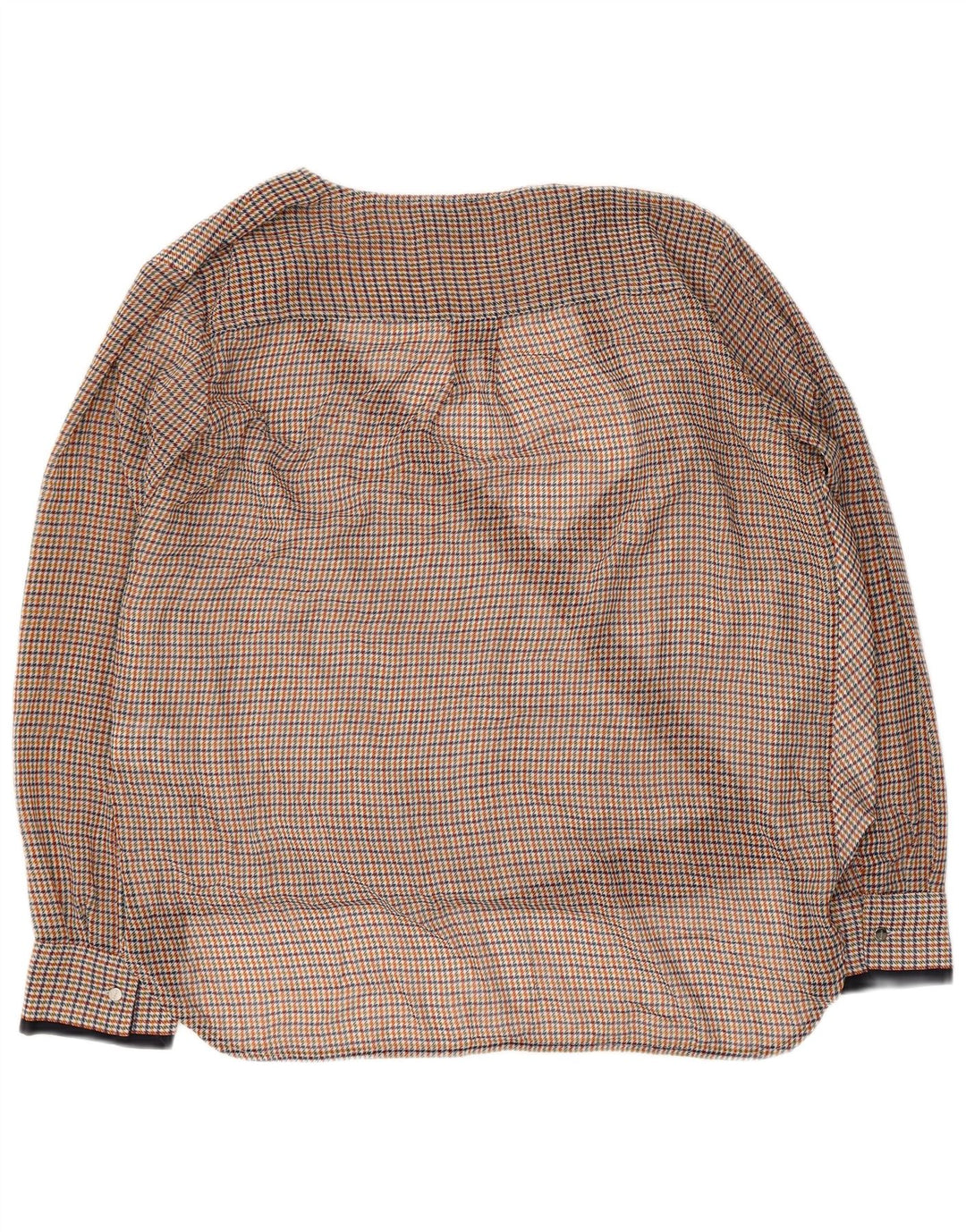 Damska bluzka z długim rękawem DKNY Top UK 16, duża, wielobarwna pepitka