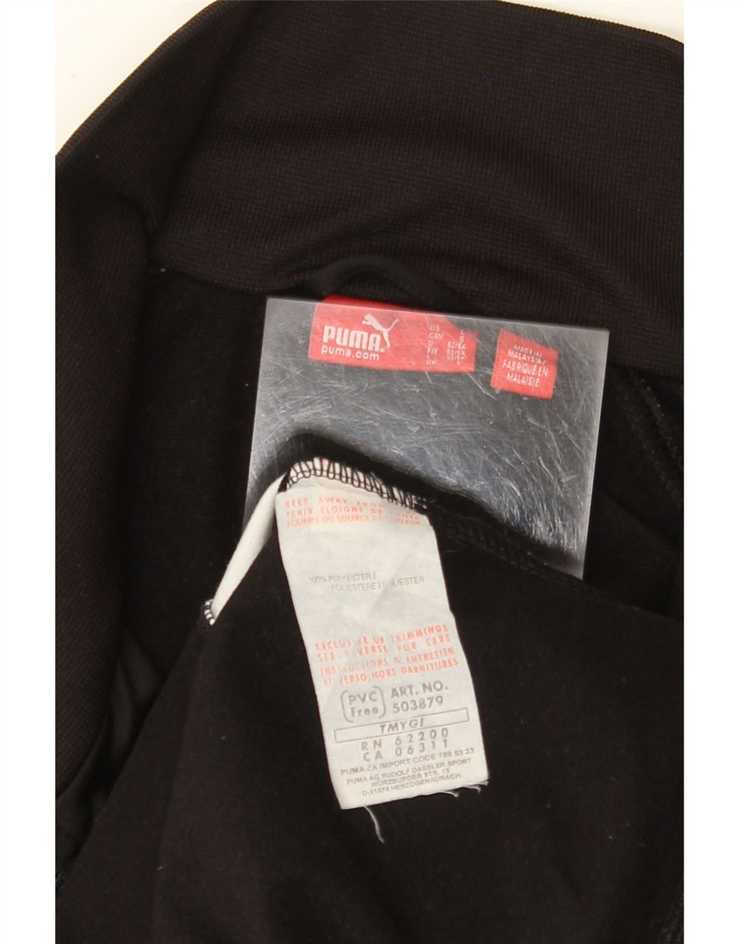 Męska bluza dresowa Puma, duża, czarna, poliestrowa z blokami kolorów