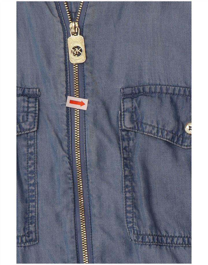 Damska koszula dżinsowa Michael Kors UK 14 Medium Blue Lyocell