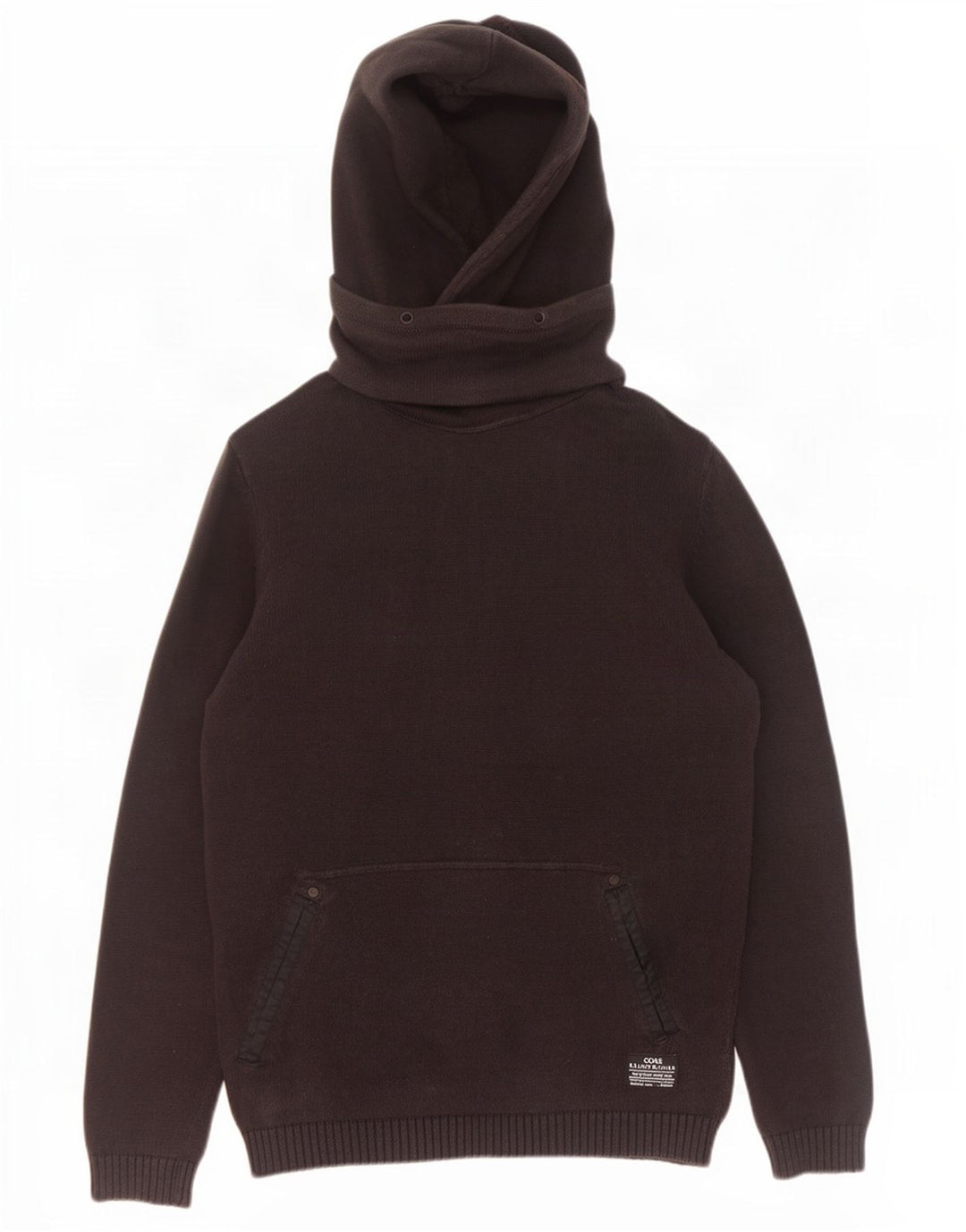 Męski sweter z kapturem Jack & Jones, duży, czarny, bawełniany