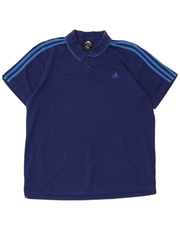 Męska koszulka polo ADIDAS Clima 365 XL, granatowa, bawełniana