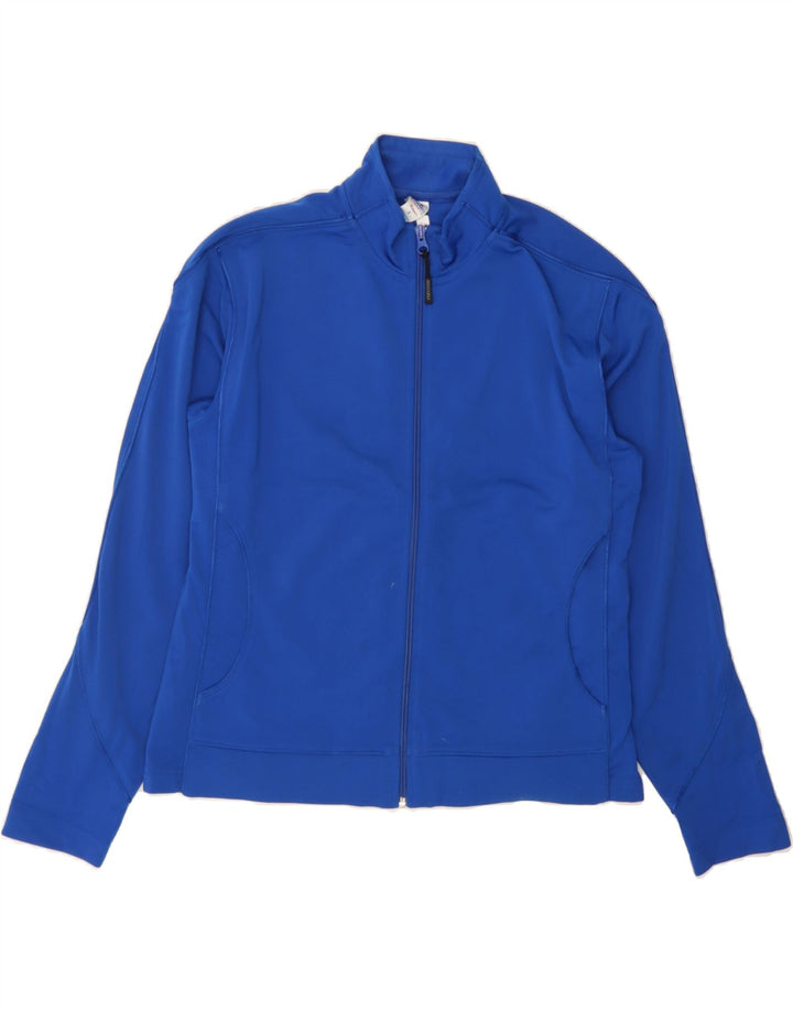 RUSSELL ATHLETIC Womens Oversized Tracksuit Top Jacket UK 10 Small Blue Vintage Russell Athletic and Second-Hand Russell Athletic from Messina Hembry 