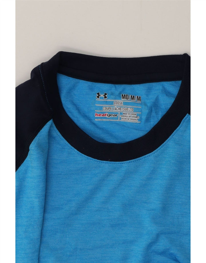 Męska koszulka t-shirt UNDER ARMOUR Heat Gear, poliestrowa, w kolorze średnioniebieskim