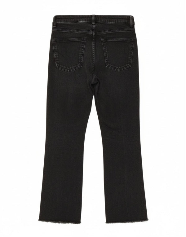 Krótkie jeansy damskie Zara EU 38 Small W28 L24 Czarne