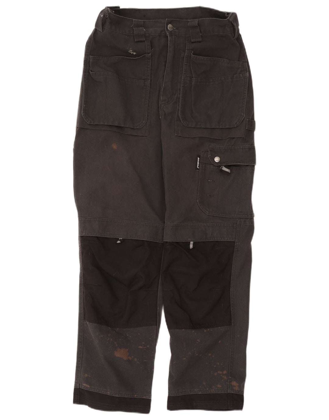 Męskie spodnie cargo Dickies W30 L28 Szary poliester z blokami kolorów