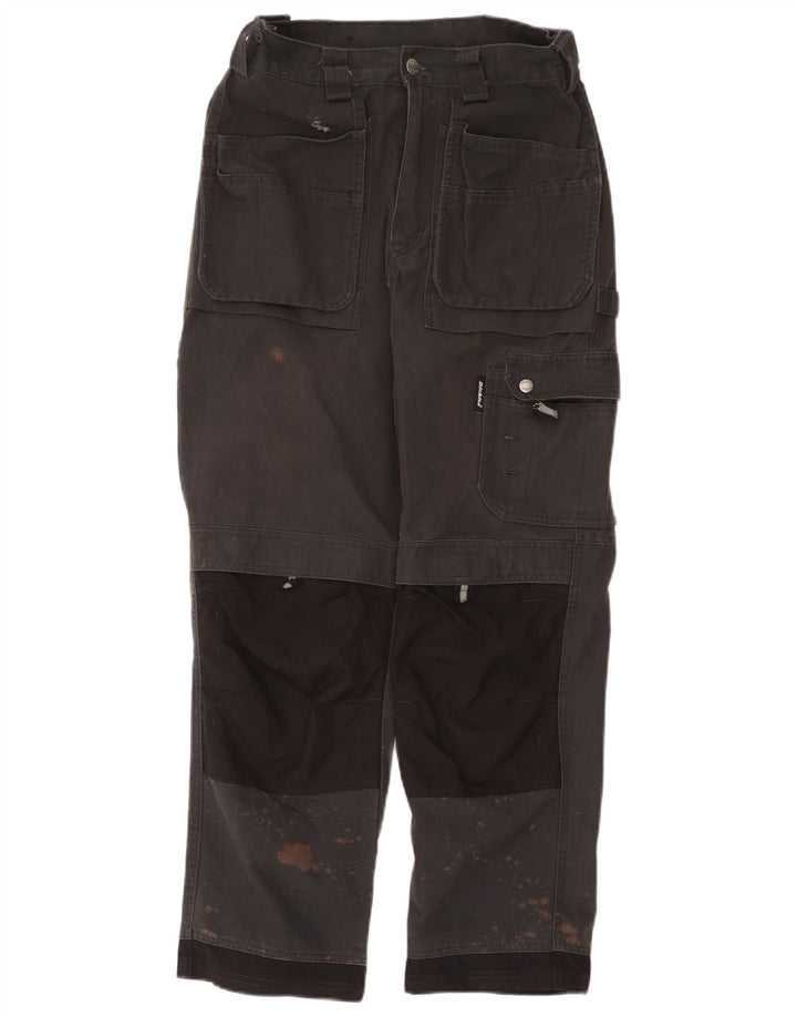 Męskie spodnie cargo Dickies W30 L28 Szary poliester z blokami kolorów