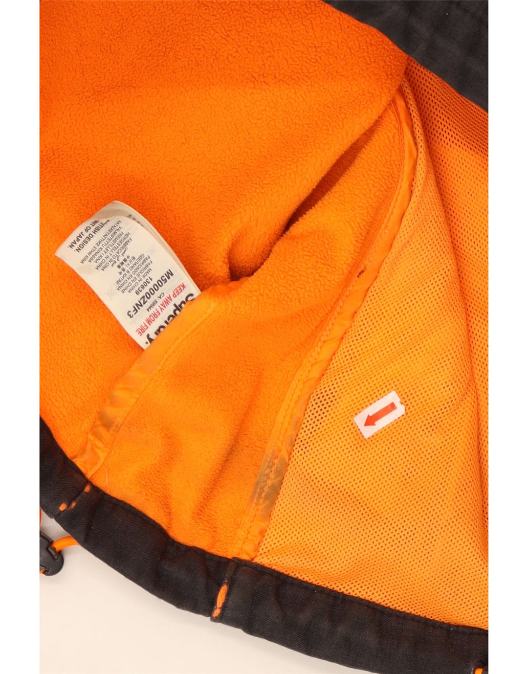 Męska kurtka wiatrówka SUPERDRY Windtrekker z kapturem UK 38, średnia czarna