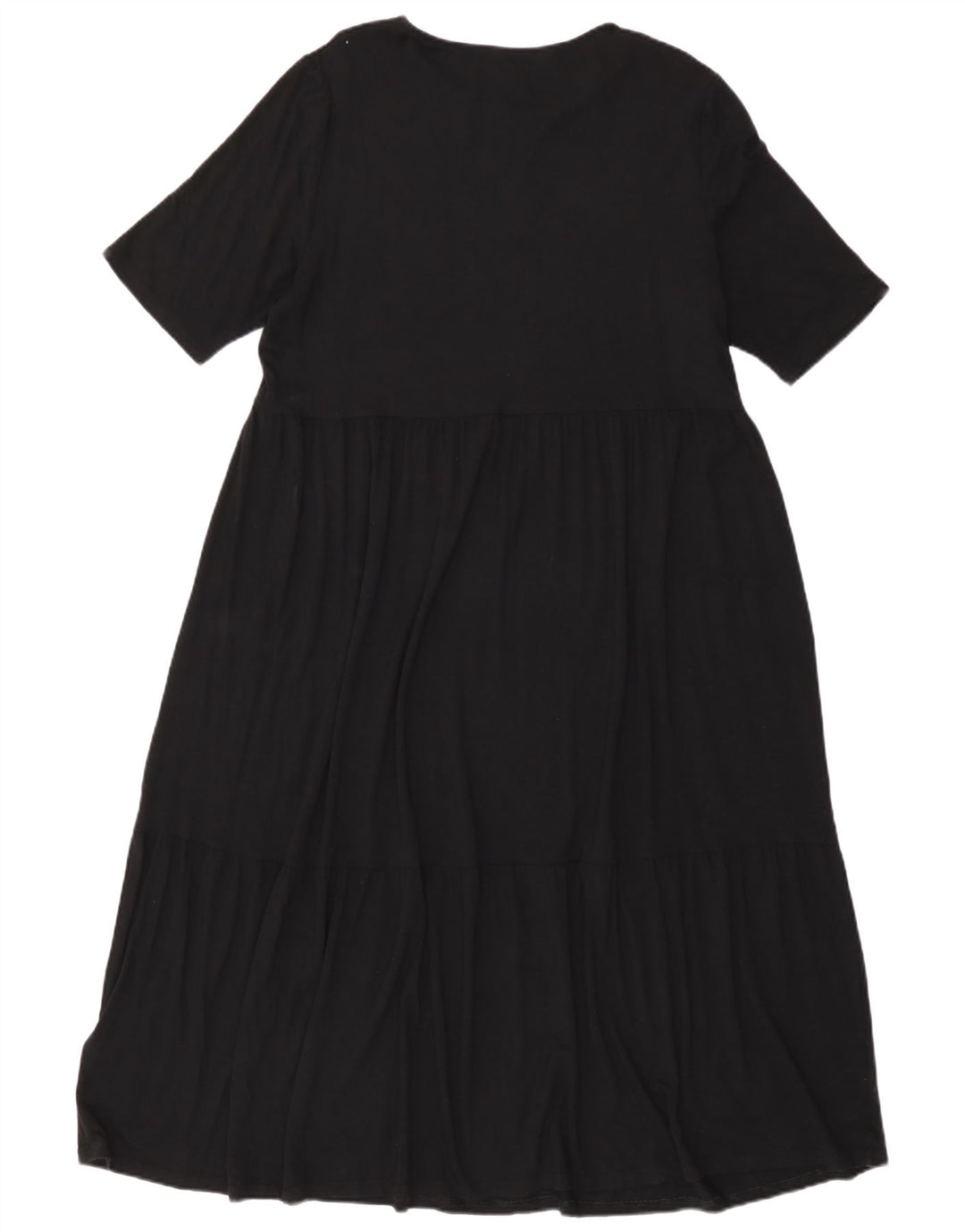 Marks & Spencer Damska sukienka maxi UK 16, duża, czarna wiskoza