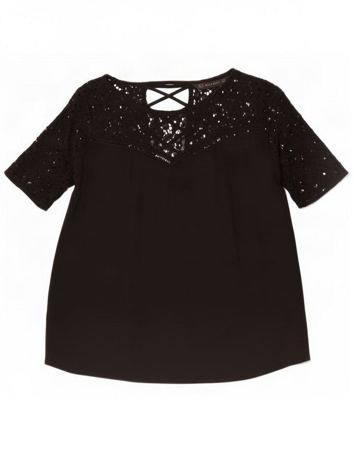 Bluzka damska Zara Top UK 12 Medium Black
